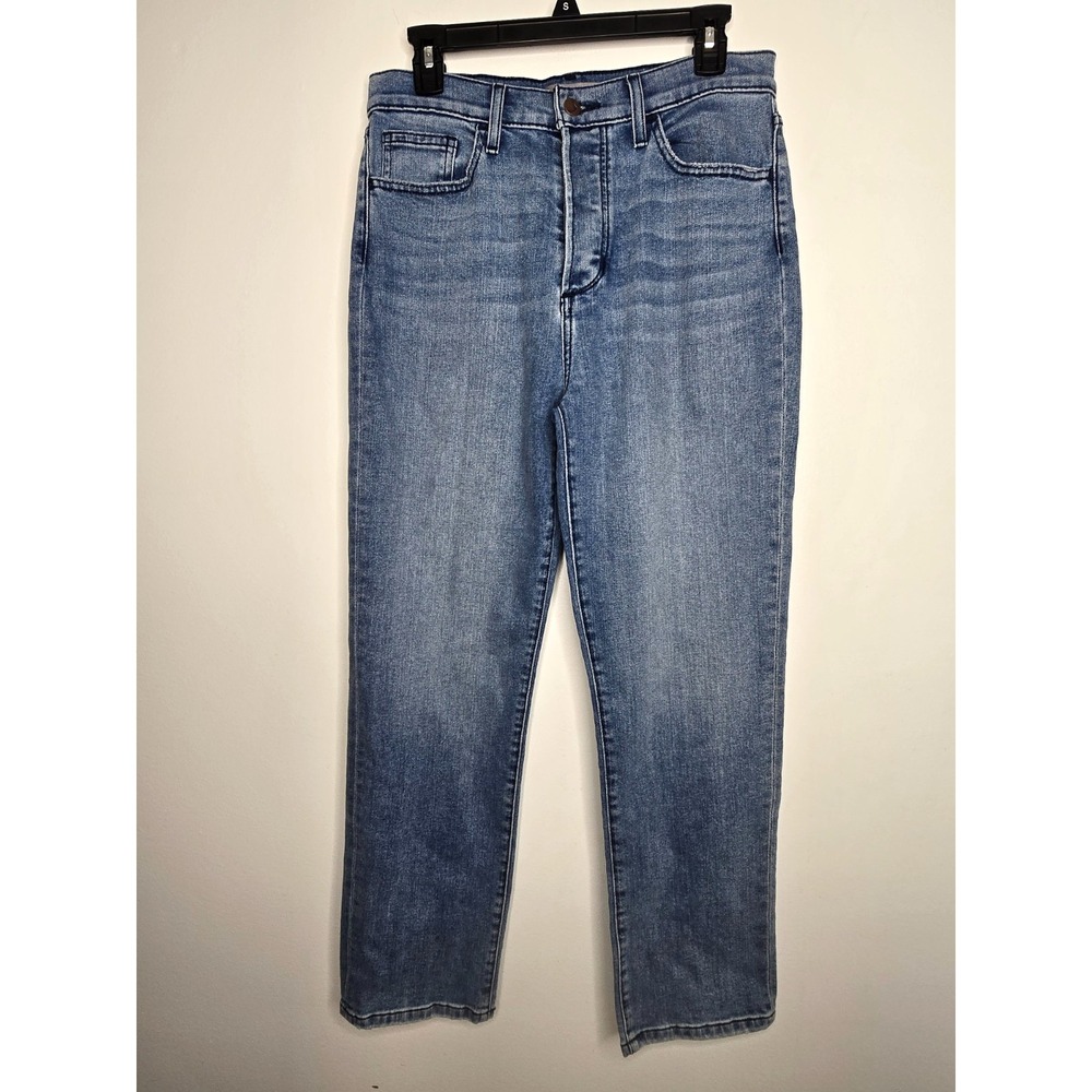 Joes‎ Jeans The OG Cara High Rise Straight Leg Blue Denim Jeans 28 Button Fly - Picture 2 of 9
